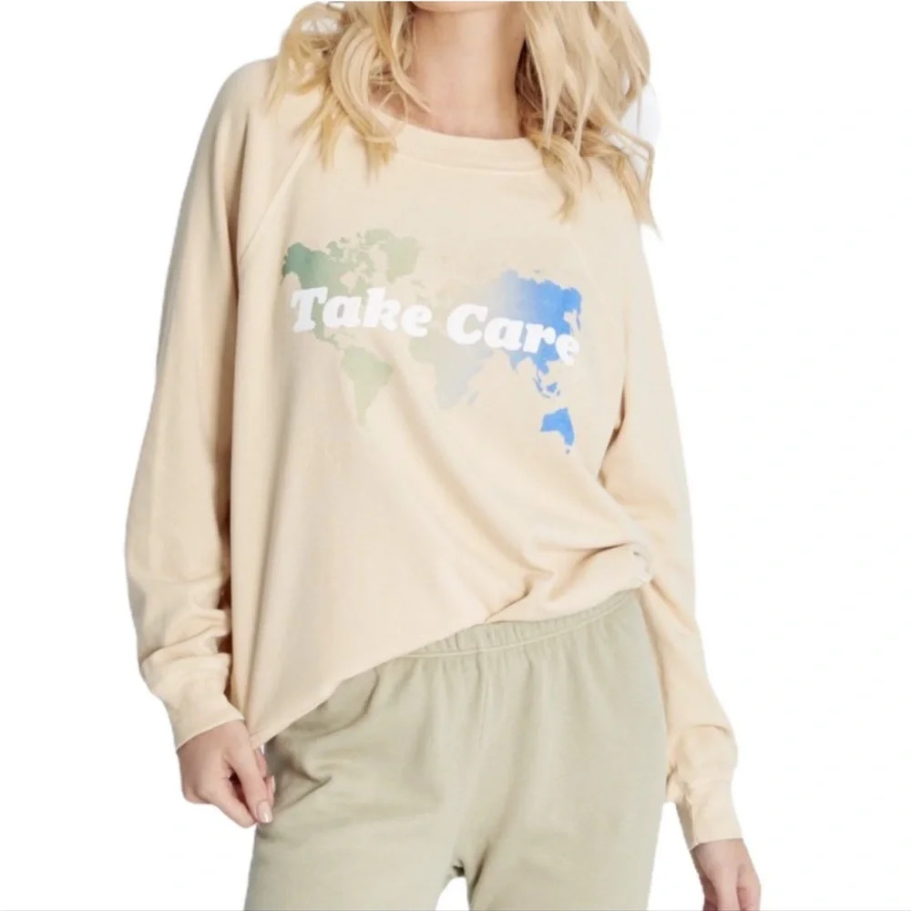 Wildfox Take Care Sommer Sweater - Picture 1 of 3
